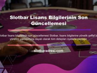 Slotbar Lisans